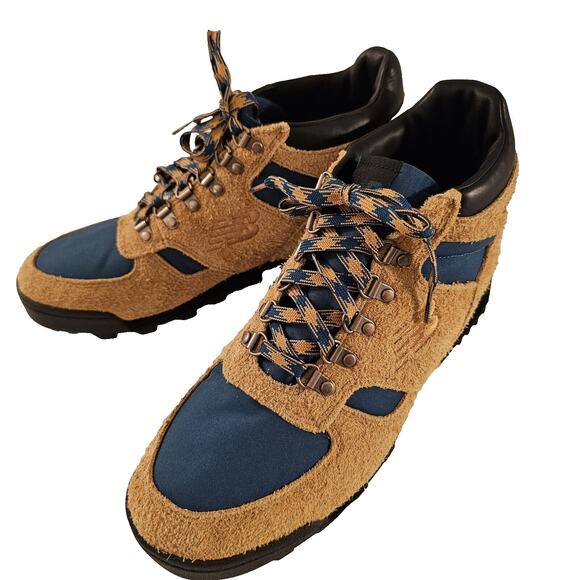 GENUINE NEW BALANCE MENS‎ SIZES 6.5 RAINIER BROWN TEAL MID HIKING SHOE $149 - Picture 2 of 12